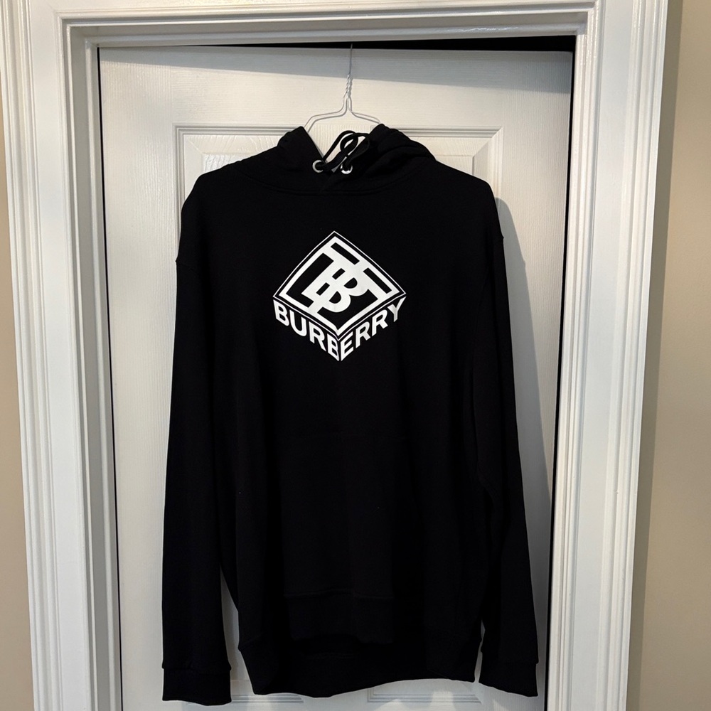 Burberry Black Logo Hoodie